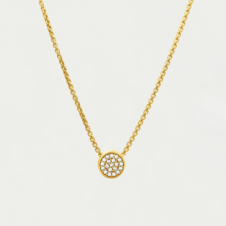 Signature Pavé Knockout Pendant - Gold