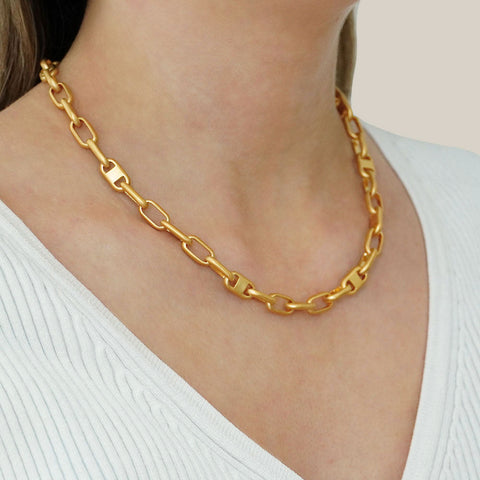 Signature Revival Statement Chain - Gold