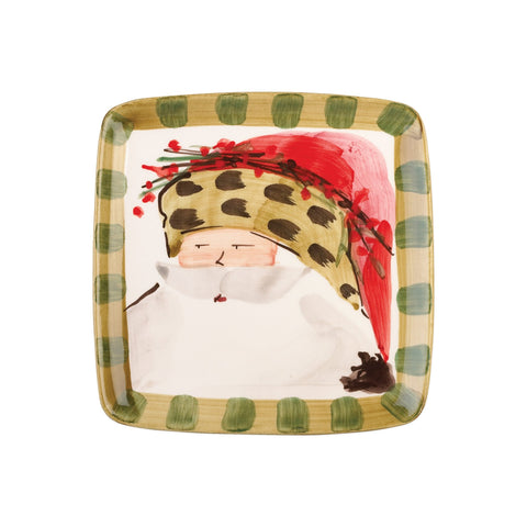 Old St. Nick Assorted Square Salad Plates - Set of 4