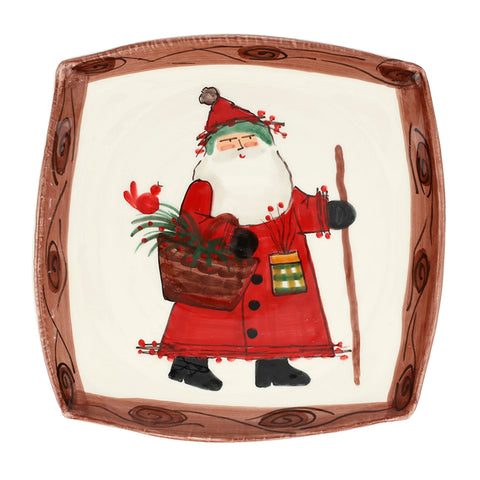 Old St. Nick Outdoorsman Square Platter