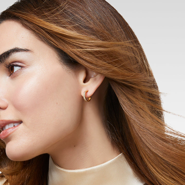 Odette Statement Hoop &amp; Charm Earring