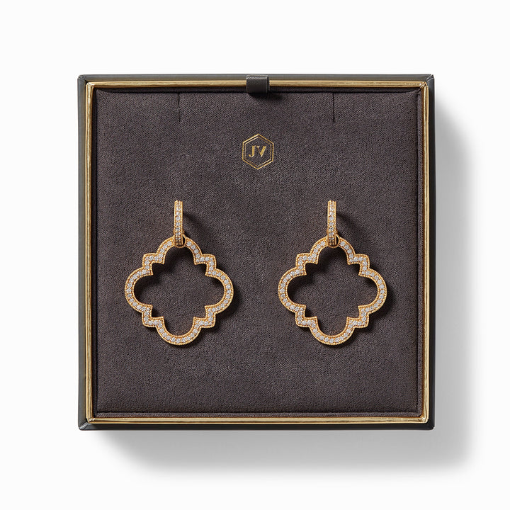 Odette Statement Hoop &amp; Charm Earring