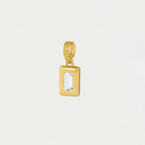 Baguette Birthstone Charm