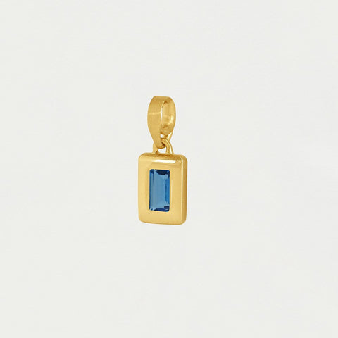 Baguette Birthstone Charm