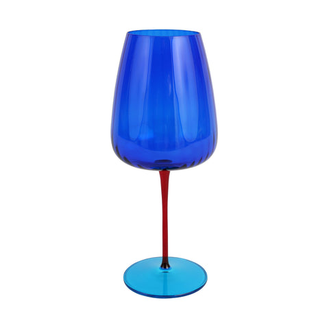 Pompidou Blue Water Glass