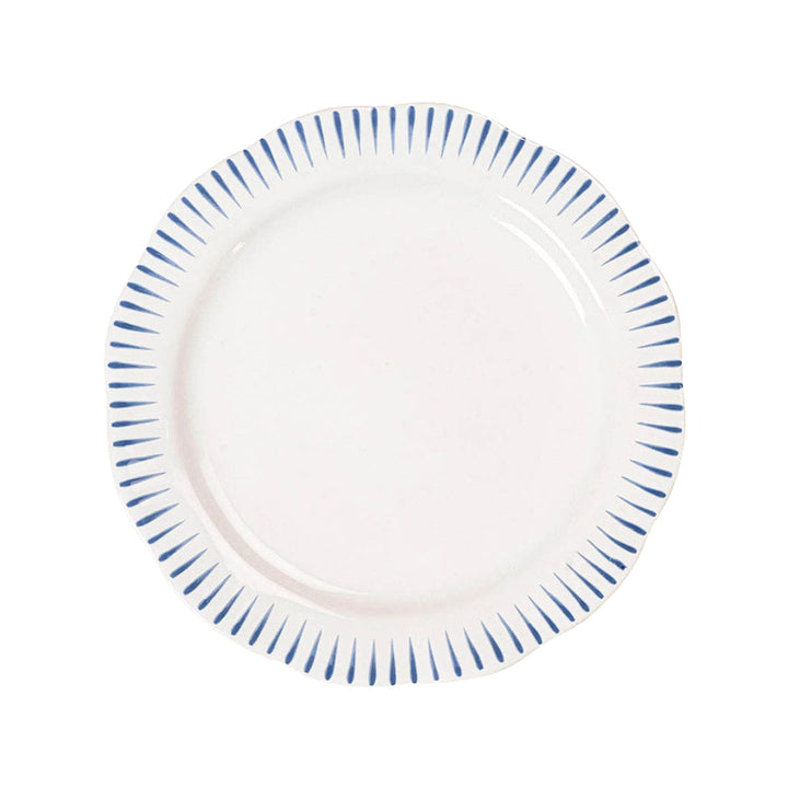 Sitio Stripe Dessert/Salad Plate - Delft Blue