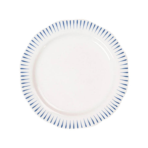 Sitio Stripe 16pc Place Setting - Delft Blue