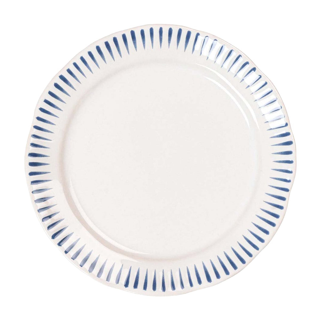 Sitio Stripe 4pc Place Setting - Delft Blue