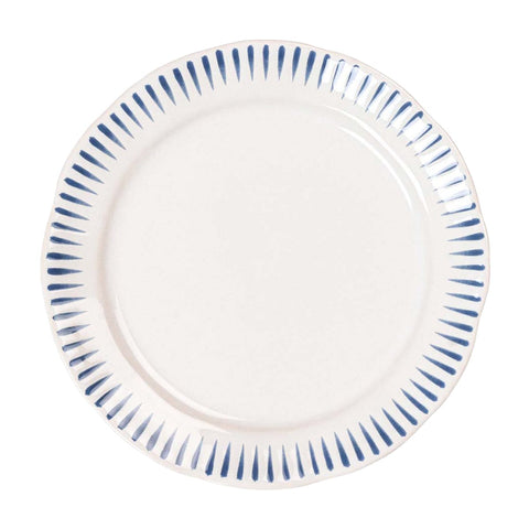 Sitio Stripe 4pc Place Setting - Delft Blue