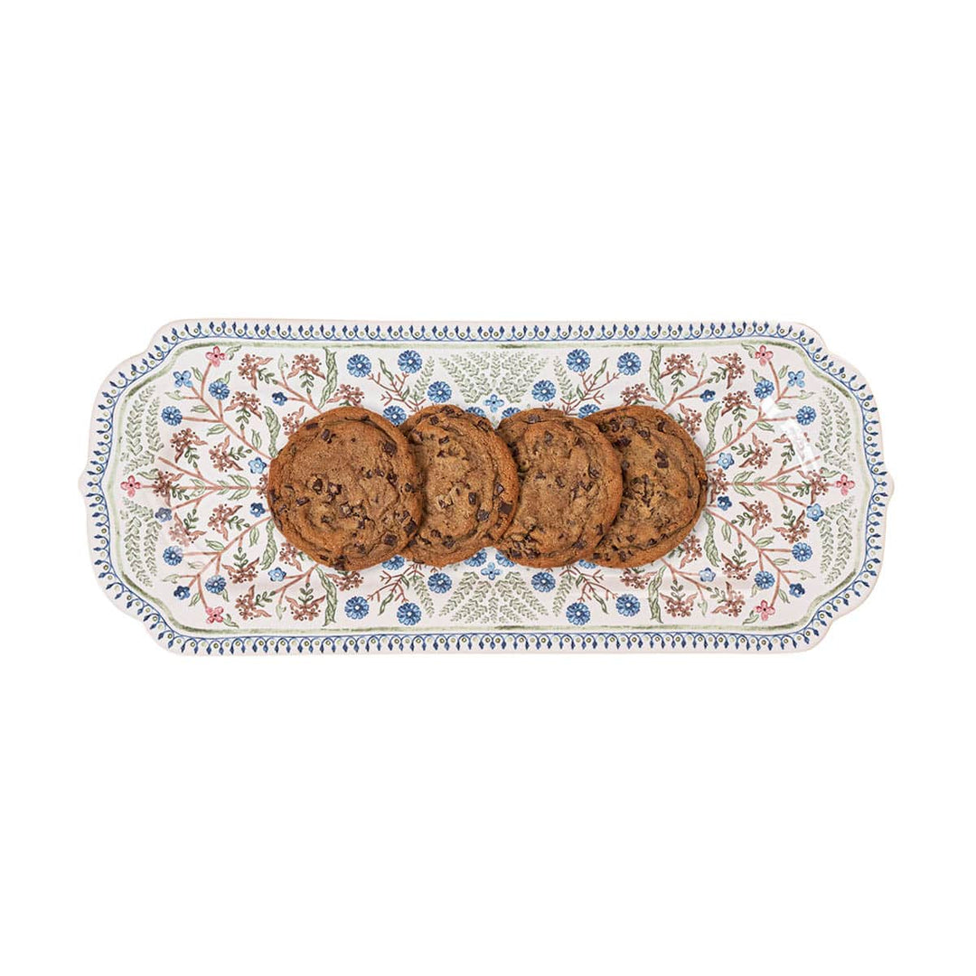 Villa Seville 15” Hostess Tray - Chambray