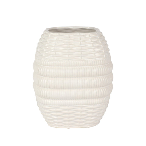 Tessere Basketweave Large Vase