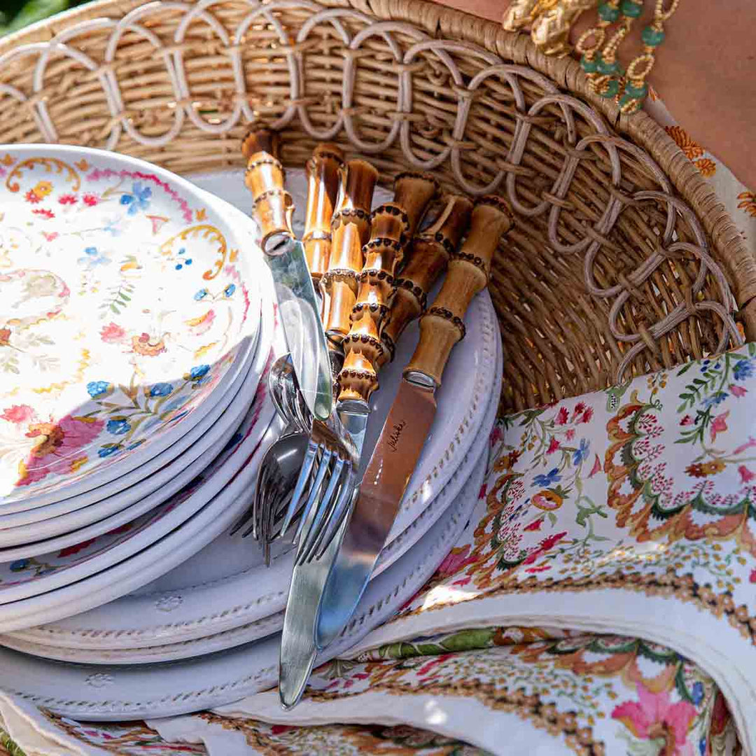 Bamboo 20pc Place Setting - Natural