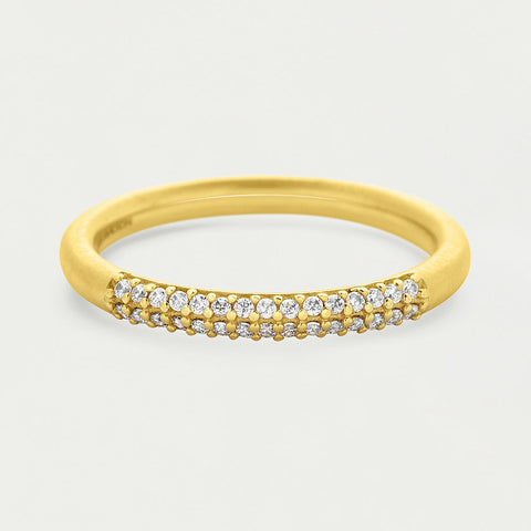 Signature Pavé Ring - Gold