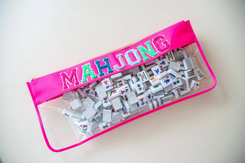 Pink Mahjong Bag