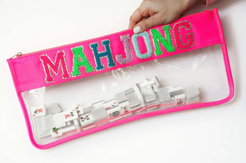 Pink Mahjong Bag