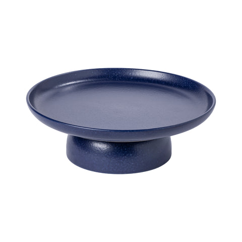 Pacifica Footed Plate Blueberry 11in